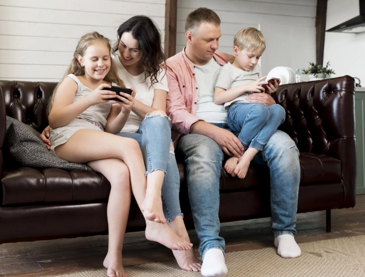 Lekker warm op de bank